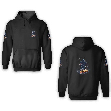 Discover Bring the Storm: Electrifying Football Action 3D Hoodies