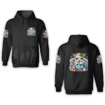 Discover Christmas Retro, Merry Christmas 3D Hoodies
