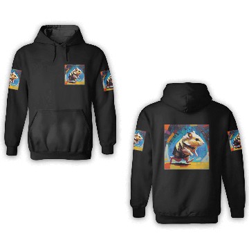 Discover Hamster runner 3D Hoodies