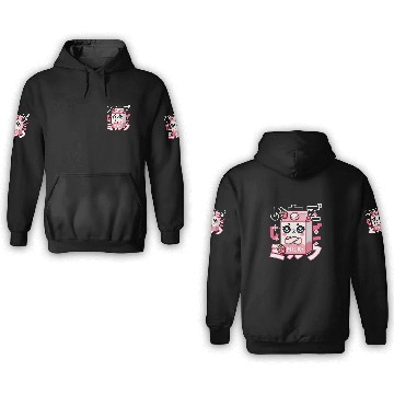Discover Touchy Strawberry Milk Hug 3D Hoodies