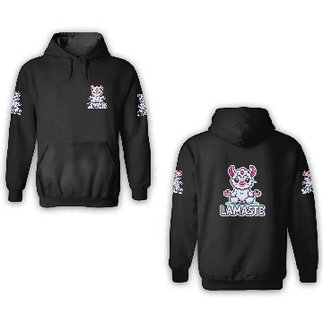 Discover Charming Meditative Llama Yoga Design 3D Hoodies