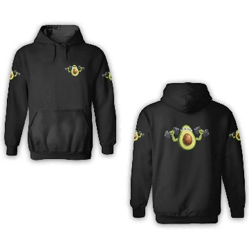 Discover Avocado Fitness 3D Hoodies