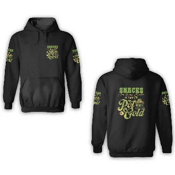 Discover Snacks Are Better Than A Pot Of Gold St Patricks 3D Hoodies