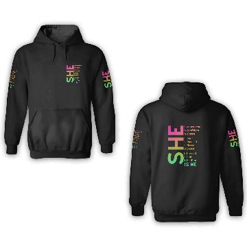 Discover Woman Affirmation Black woman Quotes 3D Hoodies