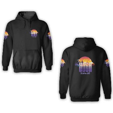 Discover Yoga Centers Me Mountain Sunset 3D Hoodies