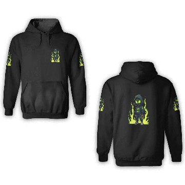 Discover Toxic Menace - Radioactive Streetwear Warrior 3D Hoodies
