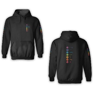 Discover Chakra Meditation Mandala Design 3D Hoodies