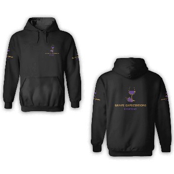Discover GRAPE EXPECTATIONS EVERYDAY 3D Hoodies