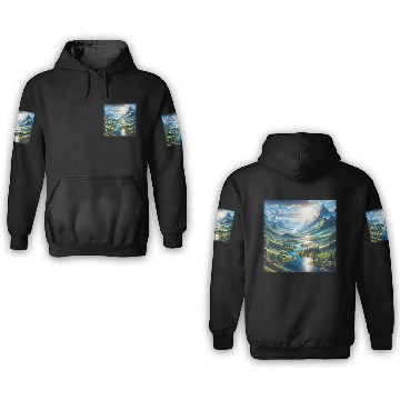 Discover The picturesque and natural scenery 3D Hoodies