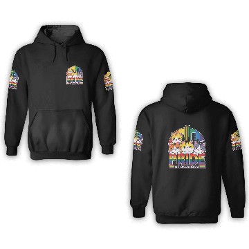 Discover Pride of Oklahoma City USA Rainbow Flag 3D Hoodies