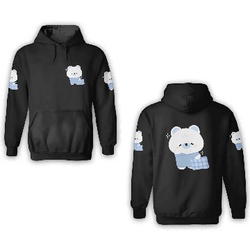 Discover Sleepy Polar Bear 3D Hoodies
