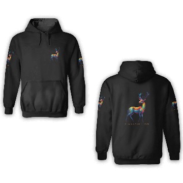 Discover Pisces Spirit Animal Deer Alebrije 3D Hoodies