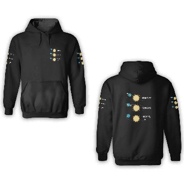 Discover Lunar Eclipse Solar Eclipse Apocalypse 3D Hoodies