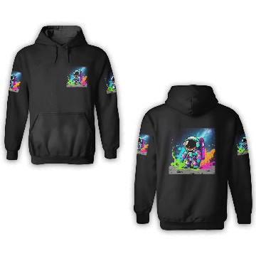Discover Funky space 3D Hoodies