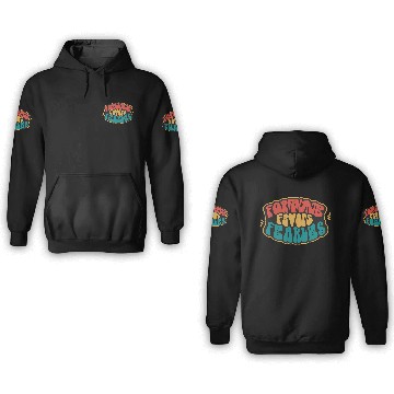 Discover Fortune Favor Fearless 3D Hoodies