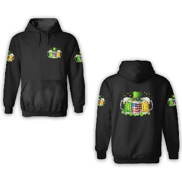 Discover Irish Beer Ireland St Patricks Day Drinking Party 3D Hoodies