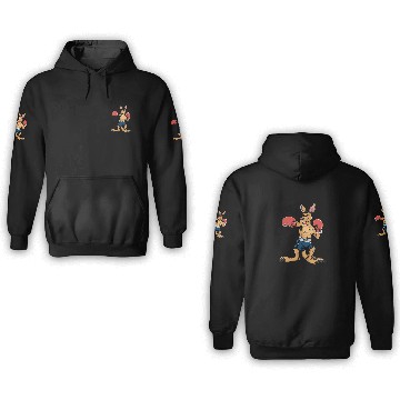 Discover Roos Can Box Kangaroo Boxing Fun for Kangaroo 3D Hoodies