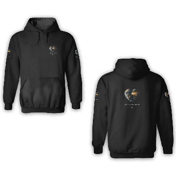 Discover Keep the Heart Beating Heart Earth Day Environment 3D Hoodies