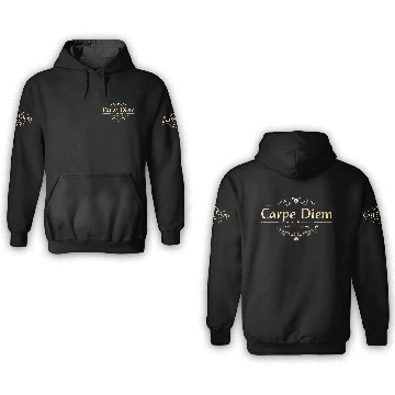 Discover Carpe Diem Classic Latin Wisdom 3D Hoodies