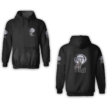 Discover Echoes Of The Wild Howling Wolf Moon Art 3D Hoodies