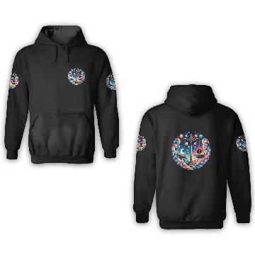 Discover Libra - Celestial Scales of Balance 3D Hoodies