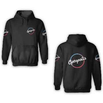 Discover Optopolis - Circle of Life 3D Hoodies