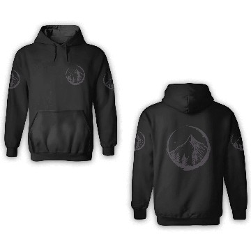 Discover Circle of Nature 3D Hoodies