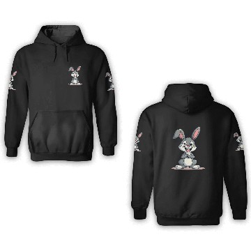 Discover Funny Easter Bunny Cute Bunny Easter 3D Hoodies