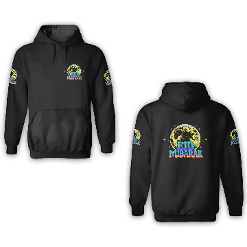 Discover Eid Mubarak Celebration 3D Hoodies – Festive & Joyful