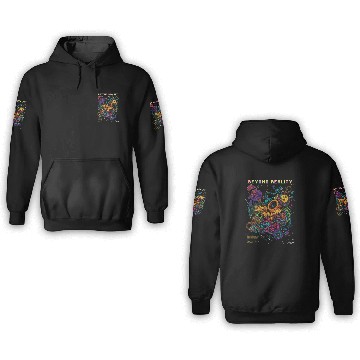 Discover Psychedelic Sci-Fi Design 3D Hoodies