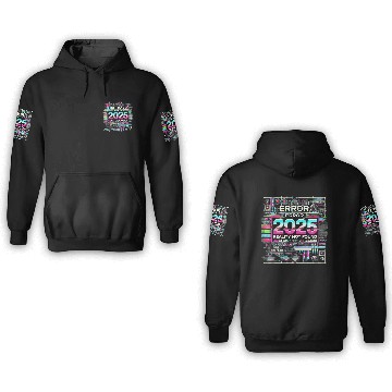 Discover Futuristic Glitch Aesthetic Cyberpunk Design 3D Hoodies