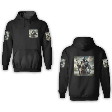 Discover Warrior of the Iron Storm 2 3D Hoodies