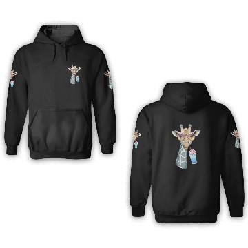 Discover Funny Silly Animals Cute Cartoon Comedy Design 3D Hoodies
