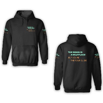 Discover The Brain is a Wild Place 3D Hoodies | Mental Health