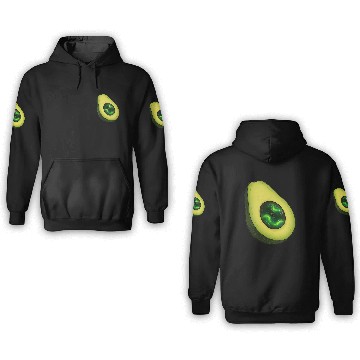 Discover Galaxy Avocado Core 3D Hoodies