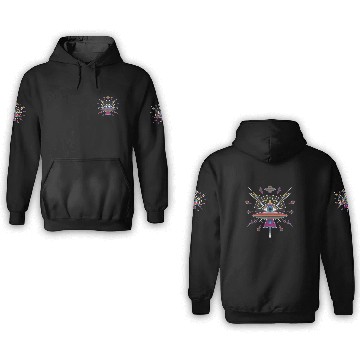 Discover Psychedelic UFO Eye with Cosmic Lightning and 3D Hoodies