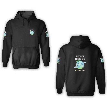 Discover earth day 3D Hoodies design creator for a recyclin