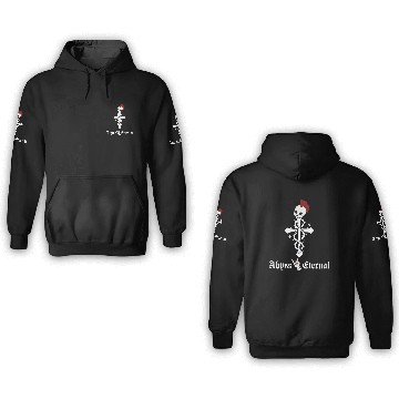 Discover Gothic Thorn Cross Abyss Eternal 3D Hoodies