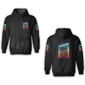 Discover Astronomy Retro Style 3D Hoodies