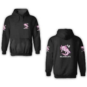 Discover Axolotl Amphibian Pet Funny Axolotls 3D Hoodies