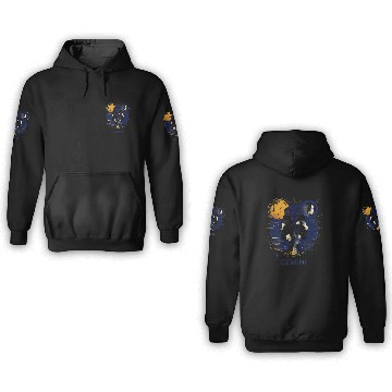 Discover Zodiac Card Gemini 3D Hoodies