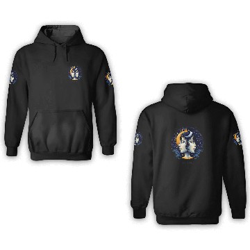 Discover Zodiac Card Gemini 3D Hoodies