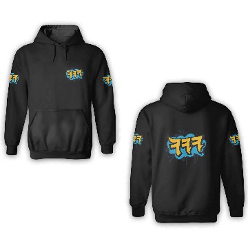 Discover Bold Graffiti "ㅋㅋㅋ" Expression 3D Hoodies