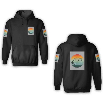 Discover Skiing 3D Hoodies
