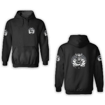Discover Viking Warrior Man Odin Thor Norman Walhalla 3D Hoodies
