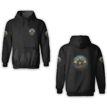 Discover Spiritual Panda With Bright Aura 3D Hoodies
