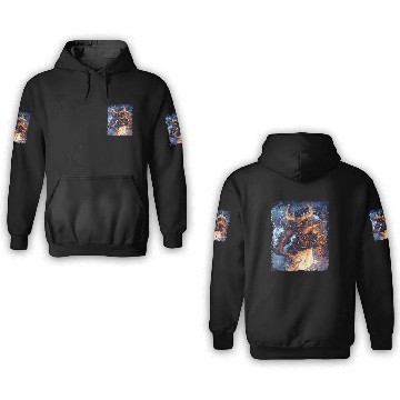 Discover Storm Warrior with Axe and Primal Fury 3D Hoodies