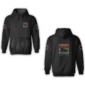 Discover Baboon Monkey Ape 3D Hoodies