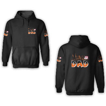 Discover I Love Dad - Bold and Heartfelt Father’s Day 3D Hoodies