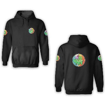 Discover Succulent Plant Turtle 3D Hoodies